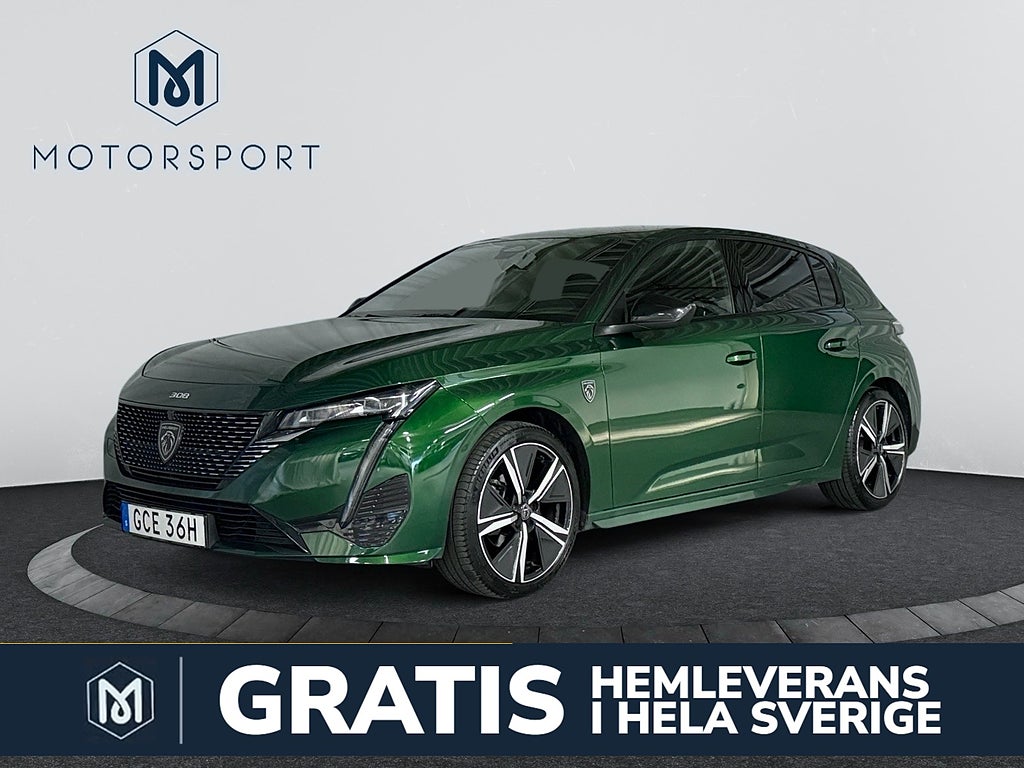 Peugeot 308 130hk Aut GT Matrix-Led Navigation Cockpit 3D 360°-Kam