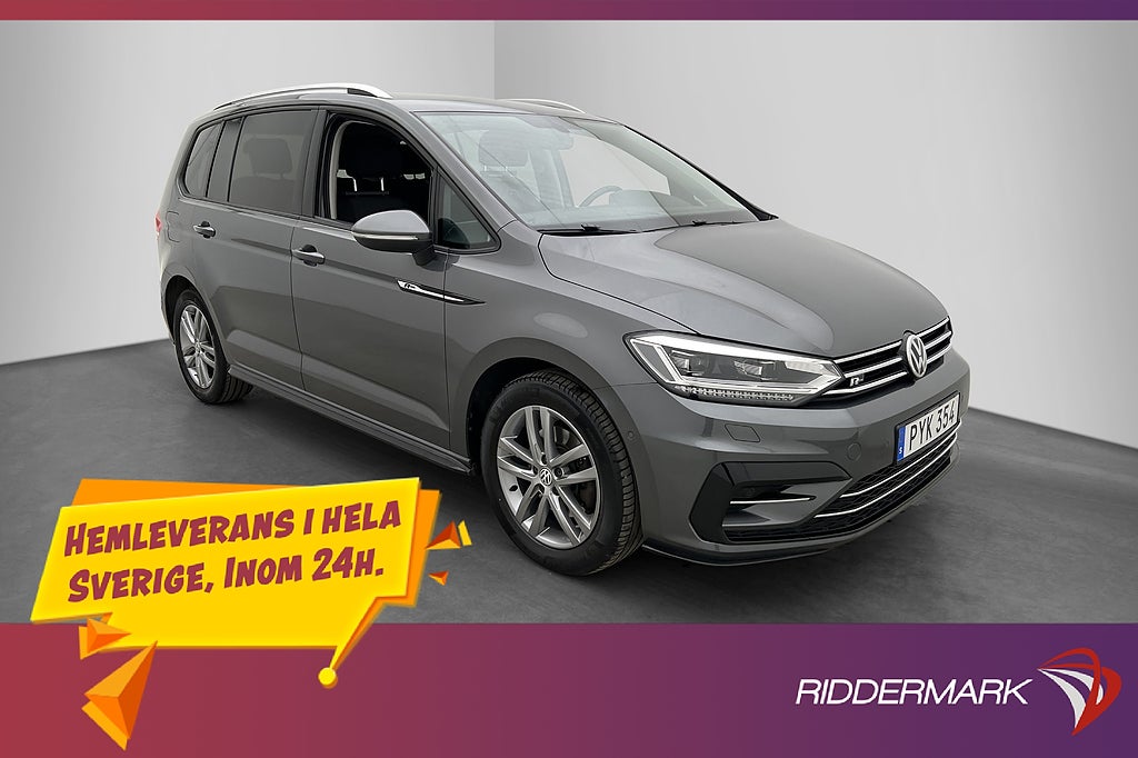 Volkswagen Touran 1.4 TSI R-Line 7-Sits Drag Värmare Kamera