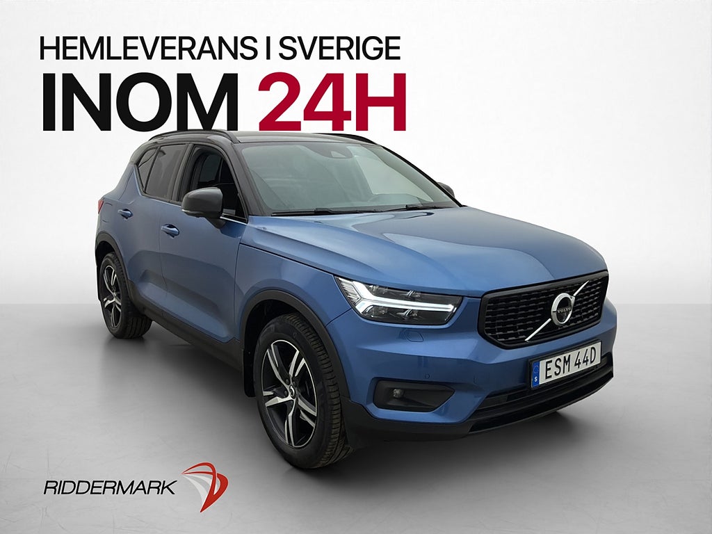 Volvo XC40 T3 R-Design VOC Värmare 360° Rattvärme Navi Drag