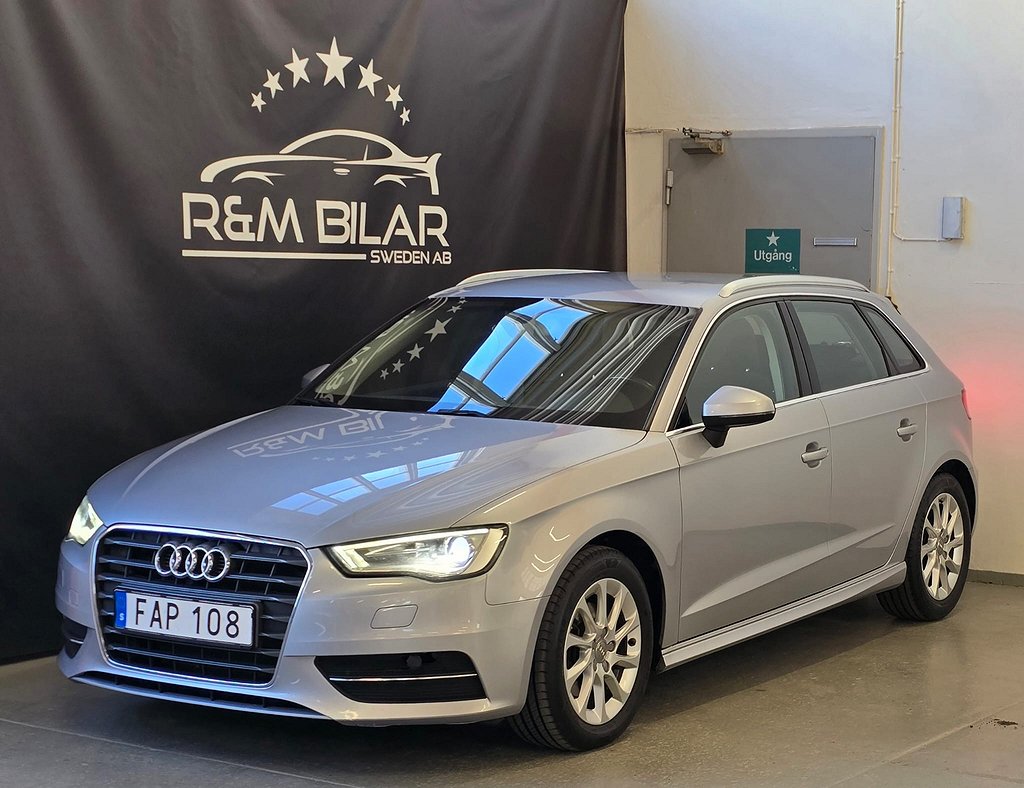 Audi A3 110HK, Motor-värm, Få-ägare, Snål, Ny Serv/Bes!!