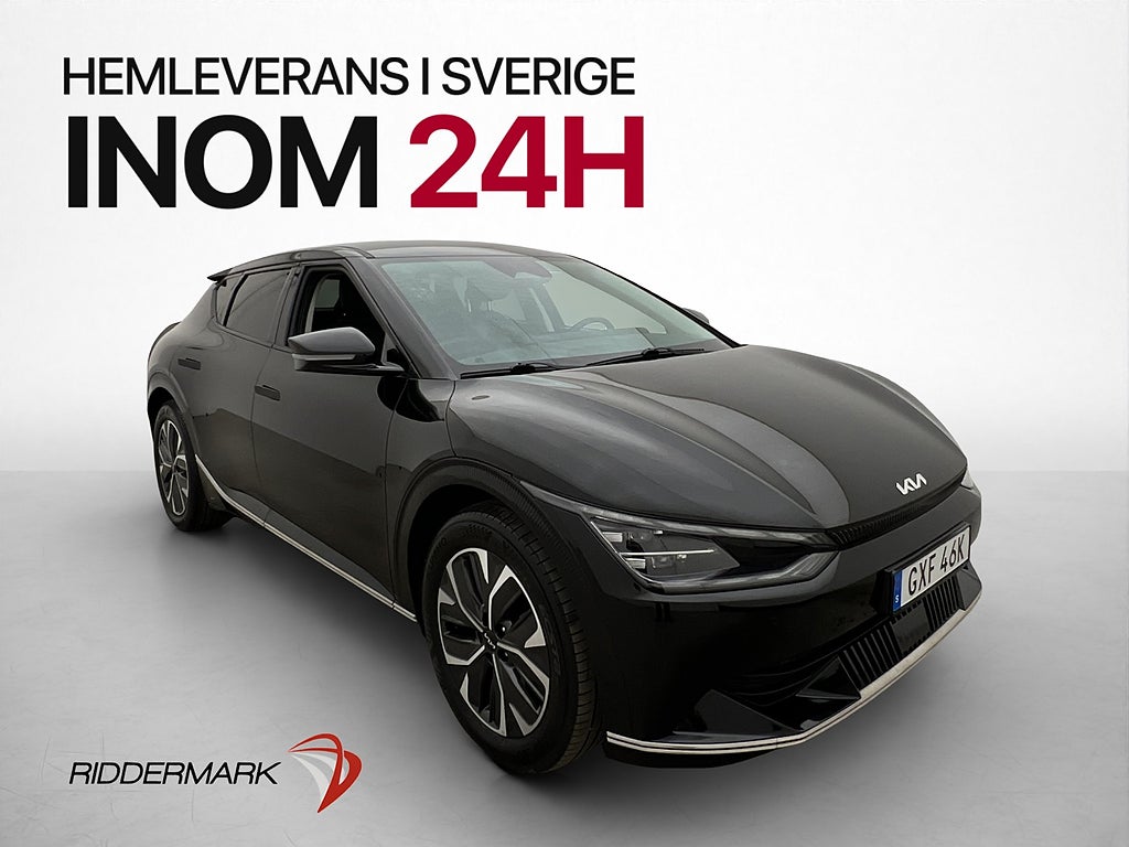 Kia EV6 77.4 kWh AWD 325hk Kamera Navi CarPlay Dragkrok MOMS