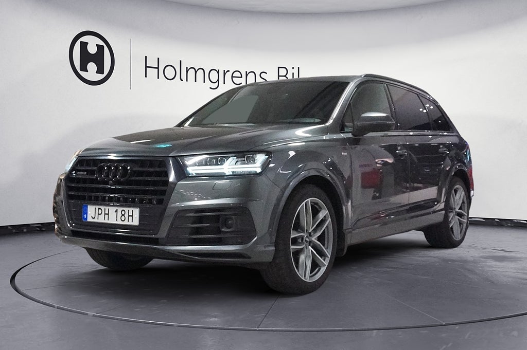 Audi Q7 2,95% ränta 50 TDI 3.0 V6 Värmare S Line 7-Sits 360° Cockpit