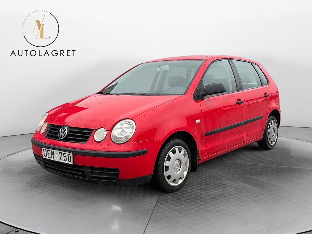 Volkswagen Polo 5-dörrar 1.4 Basis Fullsrv Nyserv Nybes 75hk