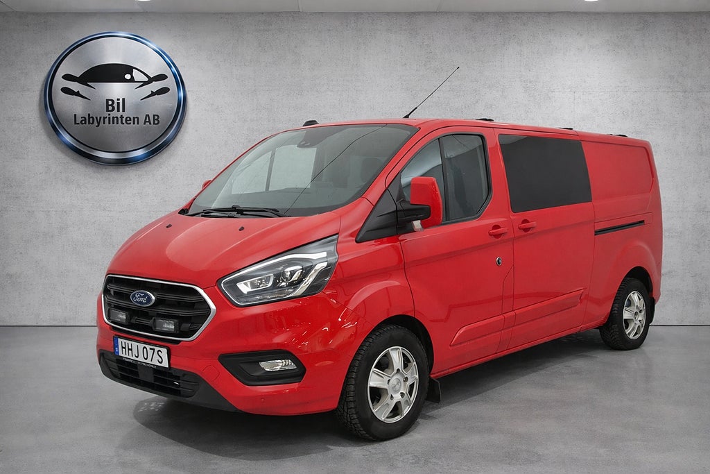 Ford transit CUSTOM 340 2.0 5-SITS MOMS ECOBLUE DRAG B-KAMERA EURO 6