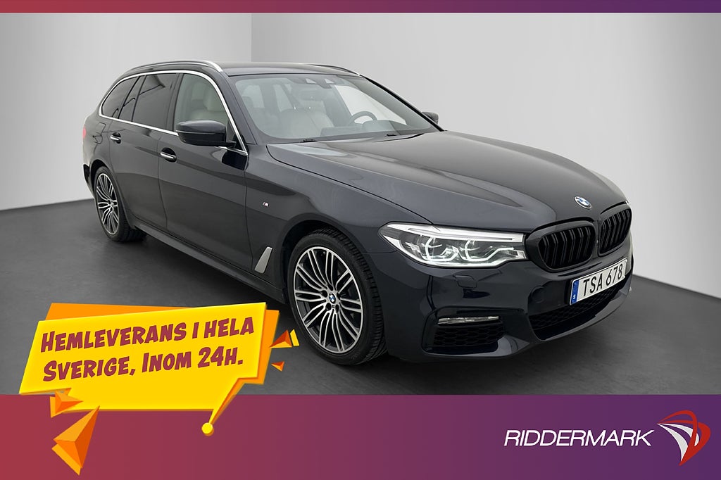 BMW 520 D 190hk xDrive 190hk M-Sport HUD Värmare 360° Drag