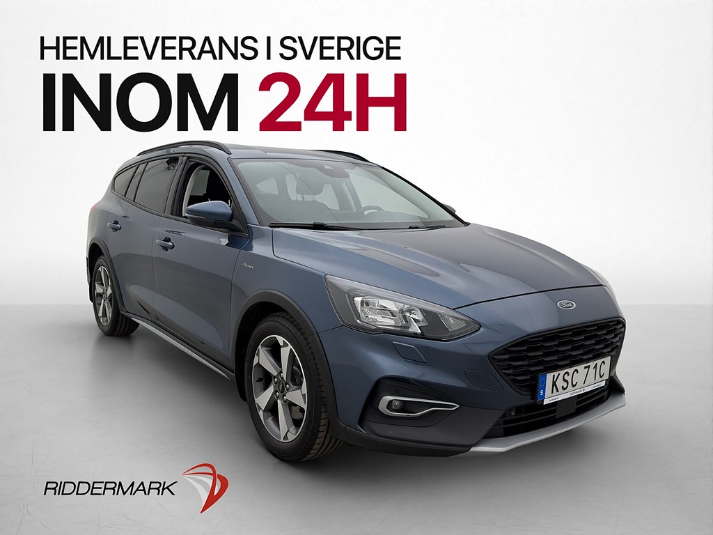 Ford Focus 1.0 125hk Active Kamera Navi CarPlay Rattvärme