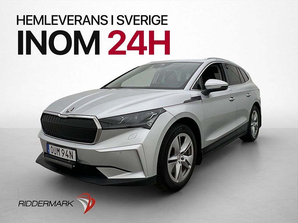 Skoda Enyaq 80x 265hk AWD Kamera Värm CarPlay Dragkrok MOMS