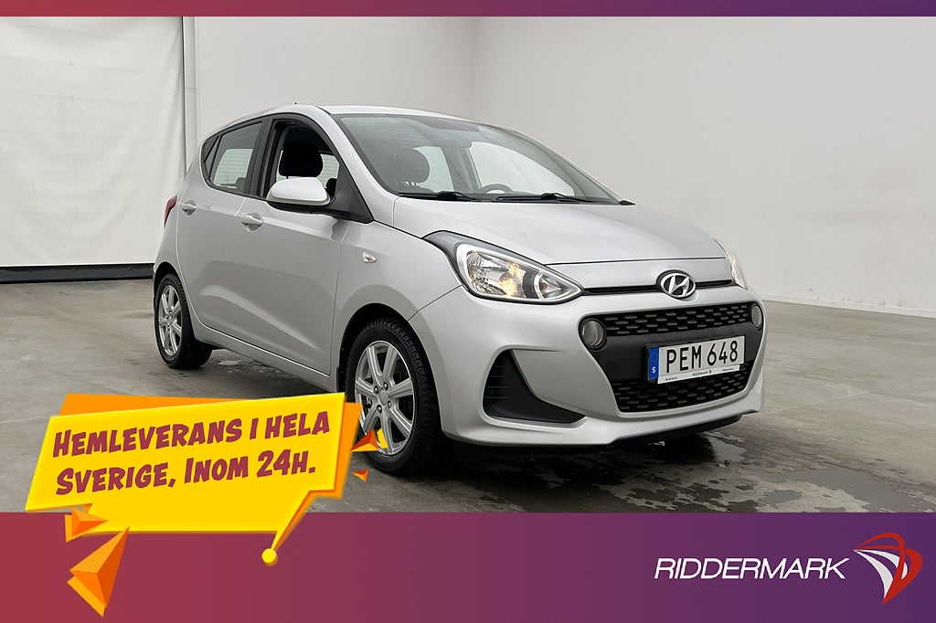 Hyundai i10 Comfort Rattvärme Farthållare Bluetooth