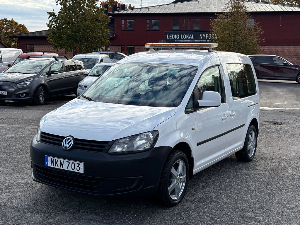 Volkswagen Caddy 2.0 EcoFuel 109HK Lågmil Dragkrok 