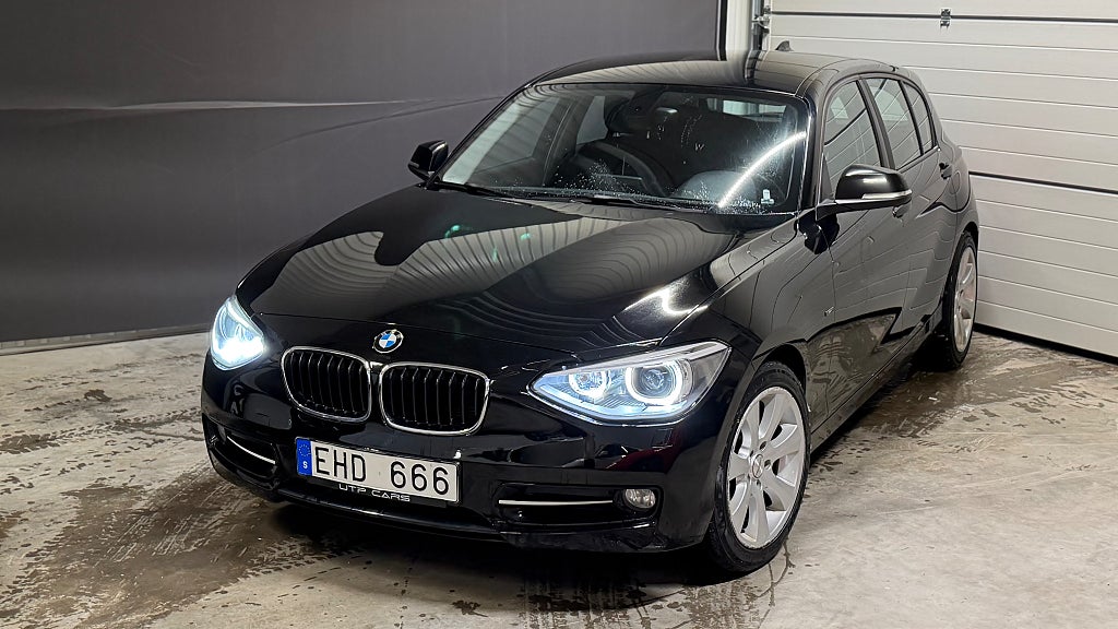 BMW 116 d 5-dörrars Sport line | 1 Brukare | Ny besiktigad