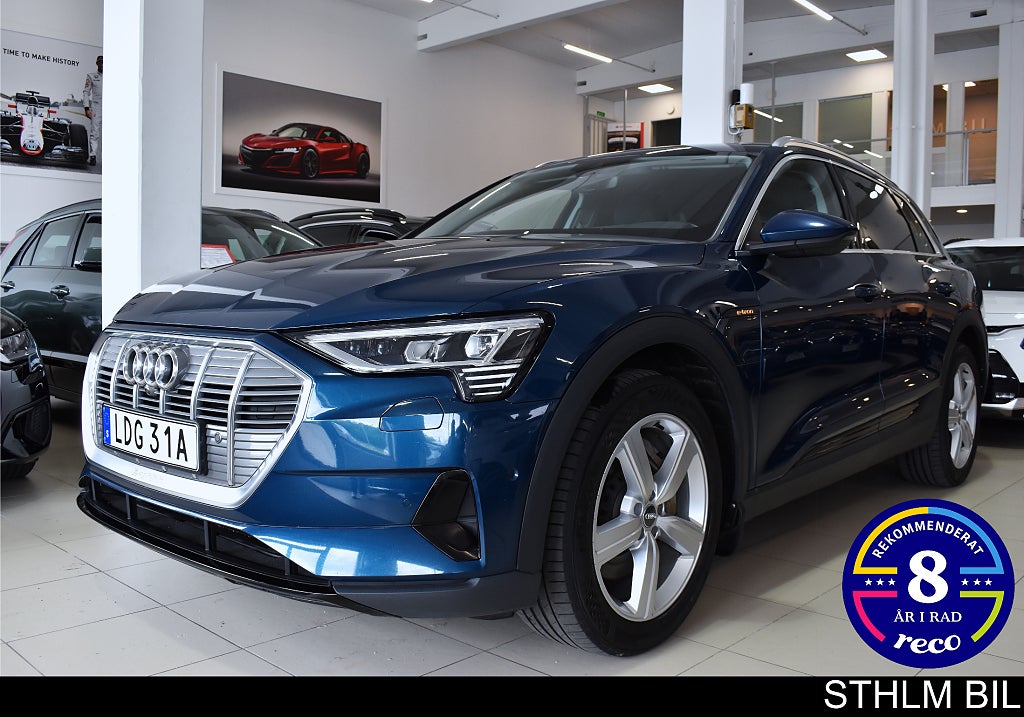 Audi E-Tron 55 quattro 360° Matrix Drag Navi Värmare 4,95% Ränta 