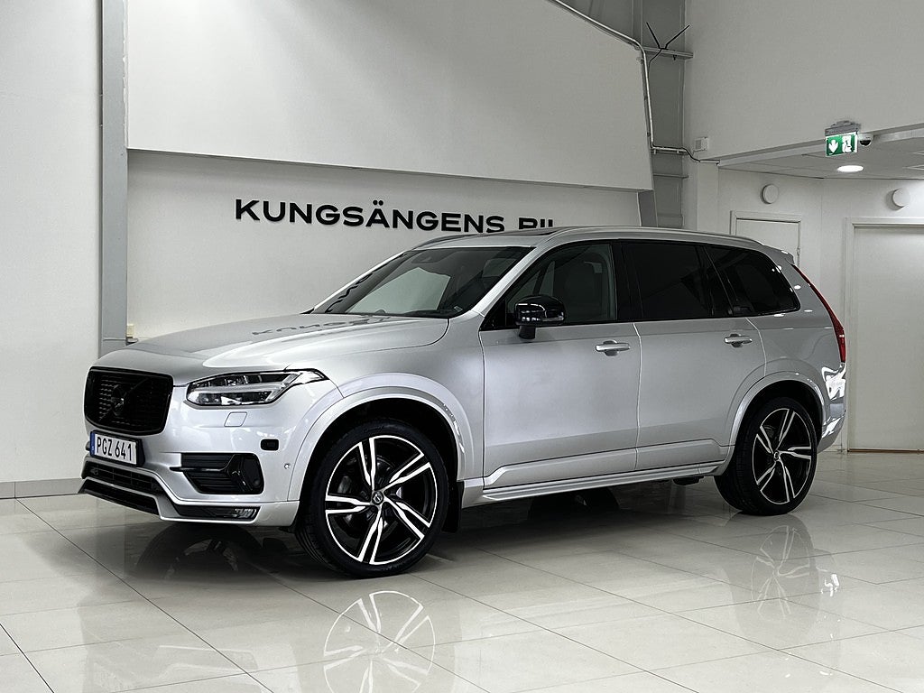 Volvo XC90 D5 AWD R-Design Navi Drag Pano B&W HUD 360° Adaptivfart