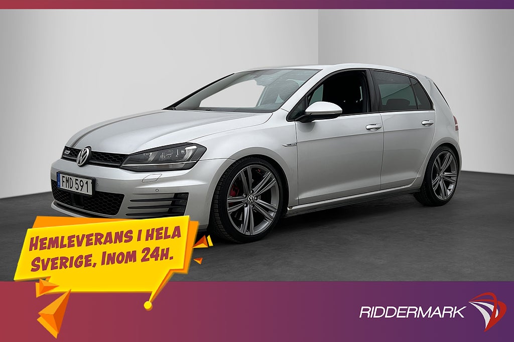 Volkswagen Golf 2.0 TDI GTD Värm Adapt-fart CarPlay Sensorer