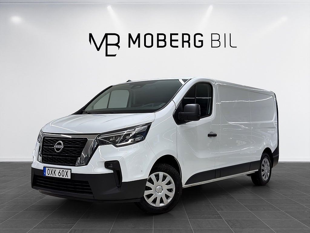 Nissan Primastar 3.0t 2.0 dCi 150hk L2 3-Sits B-Kamera Drag MOMS