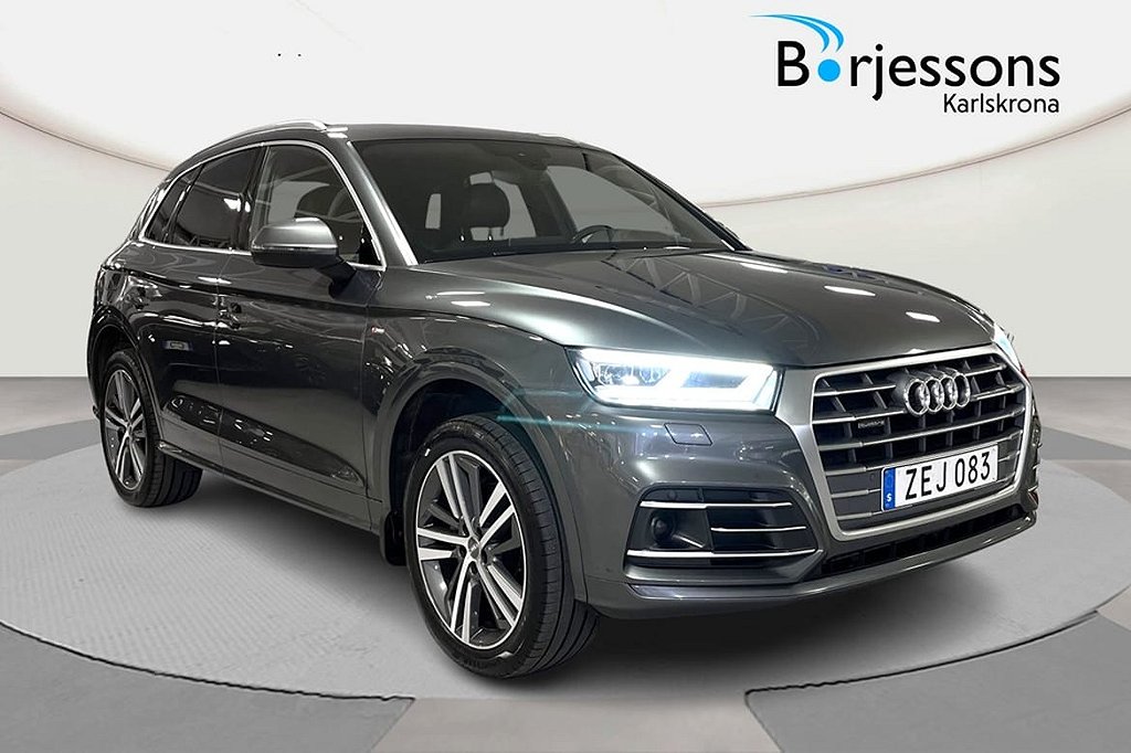 Audi Q5 TDI Quattro 190hk S-line | Drag&Värmare | Nav | Ba