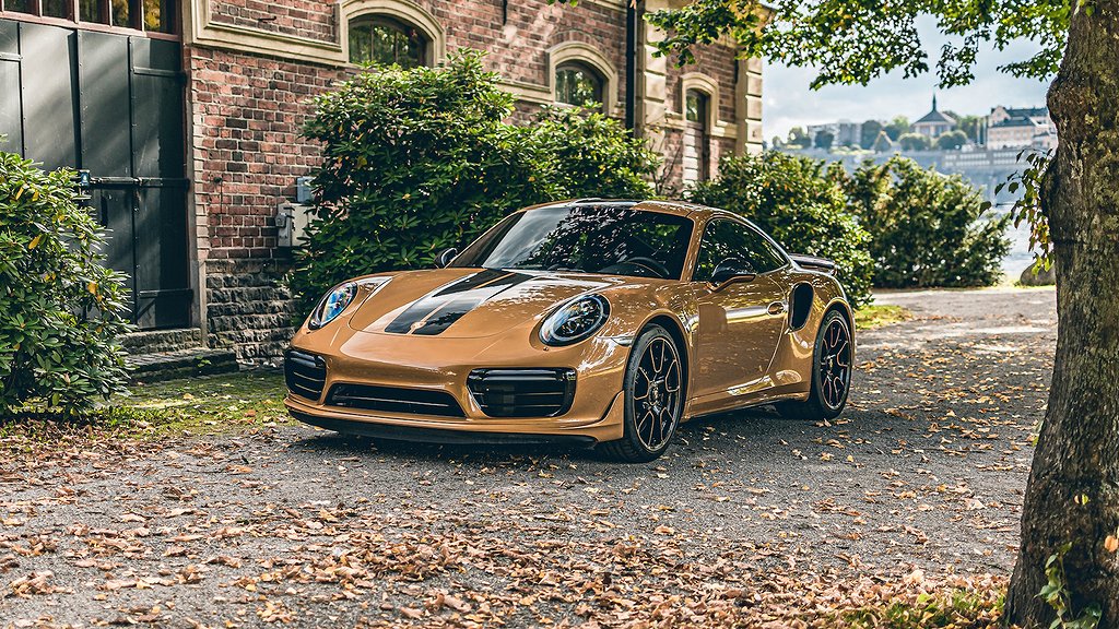 Porsche 911 Turbo Exclusive Series har enbart körts 44,7 mil sedan 2017. Foto: Collecting Cars 
