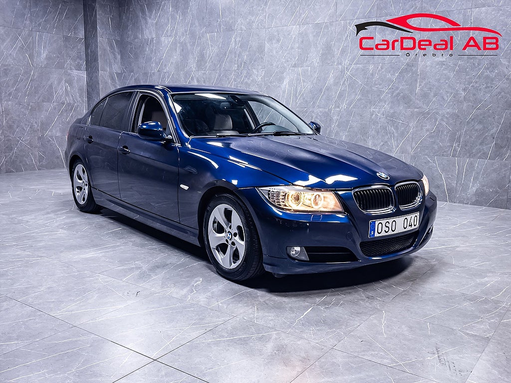 BMW 320 d E90 LCI Sedan 163hk Läder P-Sensorer Låga miltal