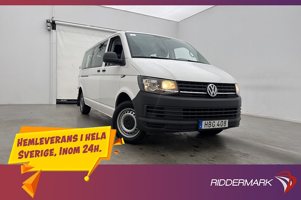 Volkswagen Transporter Kombi Lång 2.0TDI PDC 9-Sits Moms