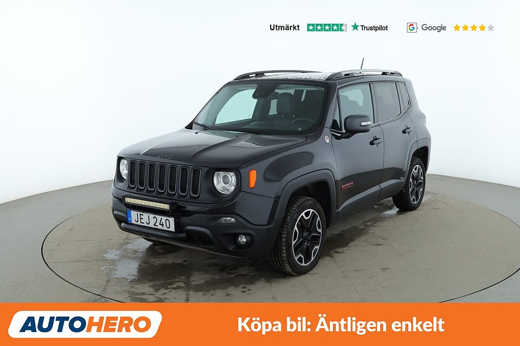 Jeep Renegade 2.0 VVT Trailhawk 4WD / Panorama, Rattvärme