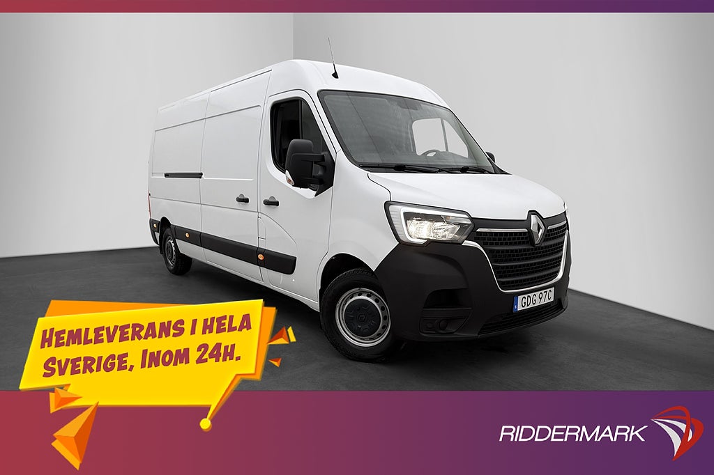 Renault master L3H2 2.3 150hk Dragkrok 3-Sits Moms 1-Brukare