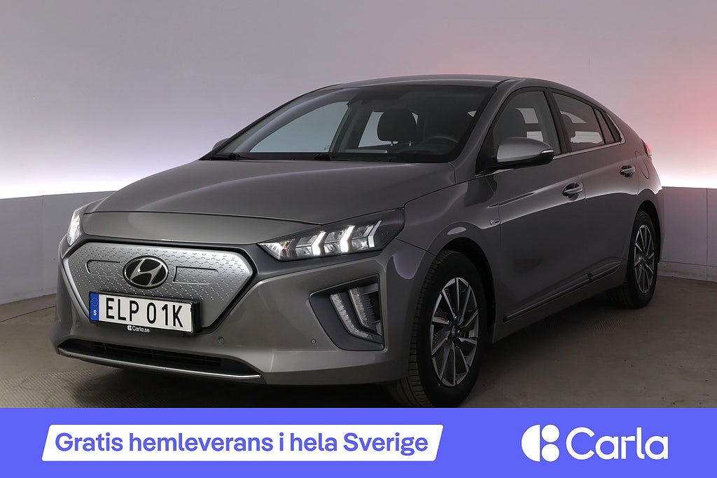 Hyundai IONIQ Electric 38.3 kWh Premium + Läder BLIS Elstol