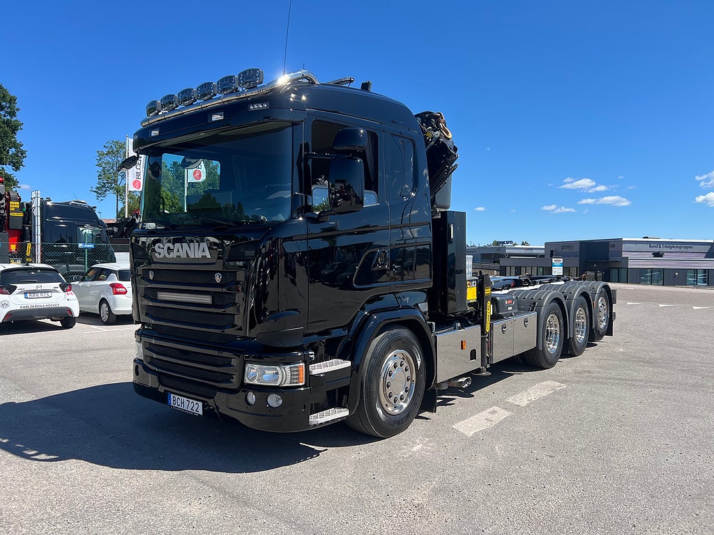 Scania R490 8x4*4 Tridem Kranväxlare, Palfinger 27002 Kran