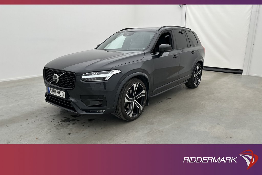 Volvo XC90 B5 AWD R-Design 7-Sits Pano B&W Luft HUD 360 Drag