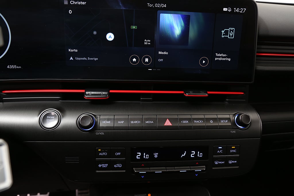 Hyundai Kona Fullhybrid N-Line | 360 kamera | Elstol |Navi | 2025