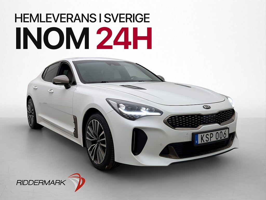 Kia Stinger 2.2 CRDi AWD 200hk GT-Line H/K HuD 360° Läder