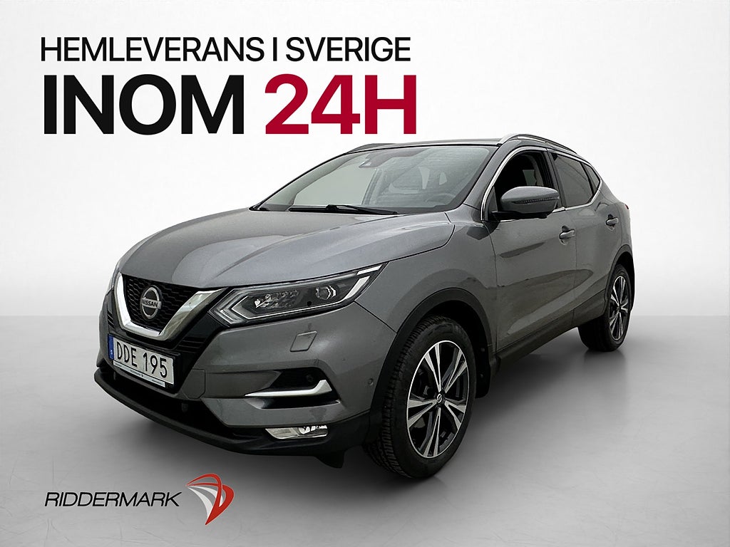 Nissan Qashqai 1.2 DIG-T 115hk Tekna 360° Navi Drag
