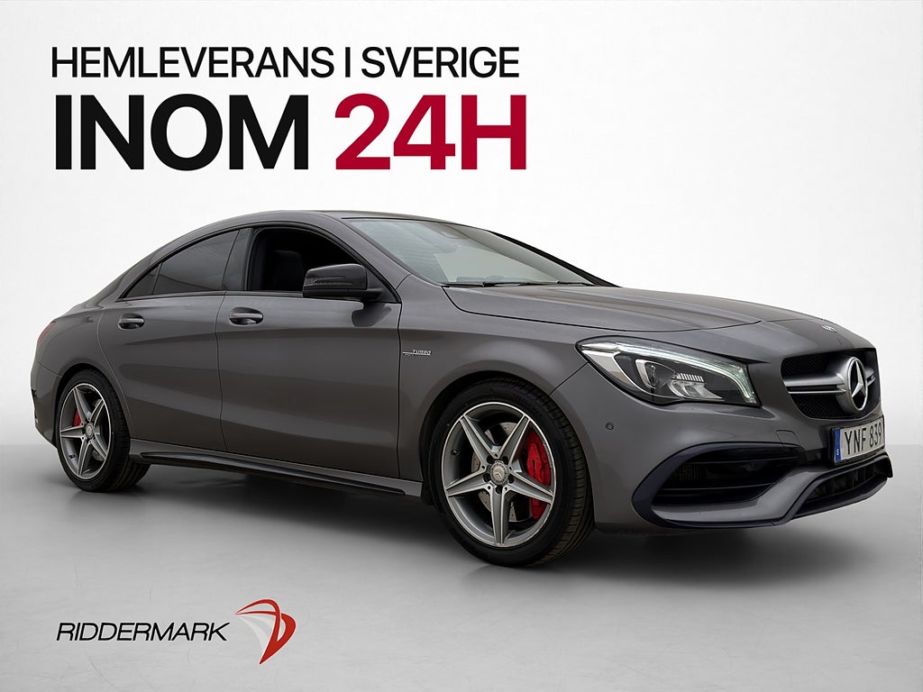 Mercedes-Benz CLA45 AMG 4MATIC 381hk Pano H/K Kamera Navi