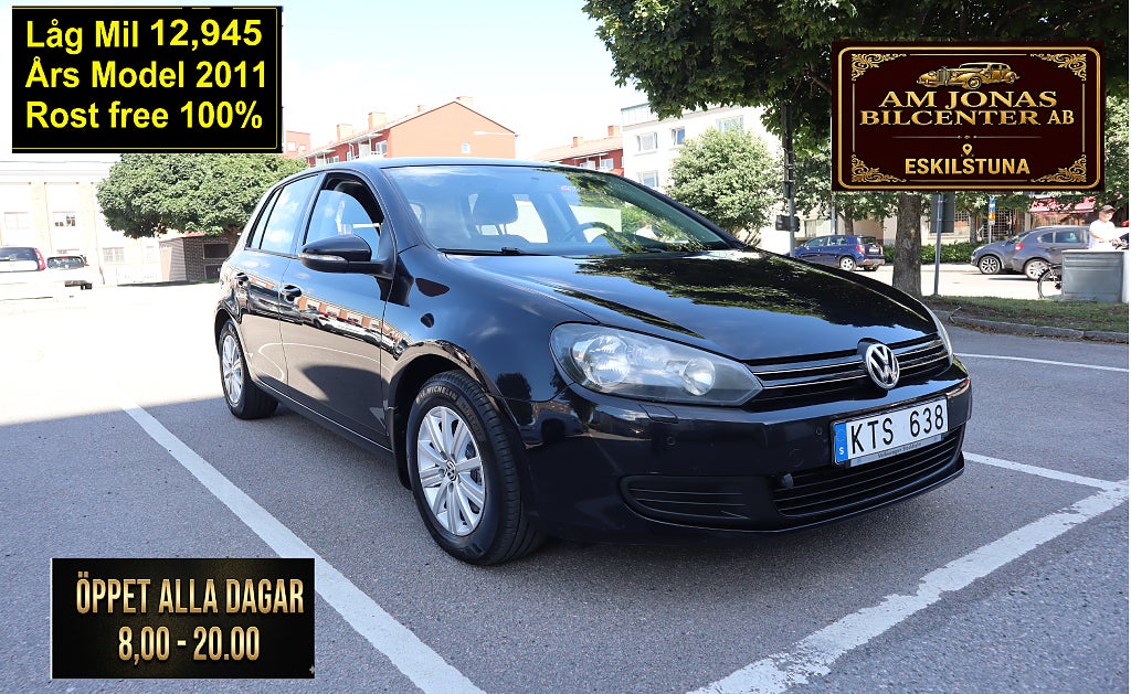 Volkswagen Golf Låg Mil Nya Bromsar P-sensorer Fram & Bak 100% Rostfri