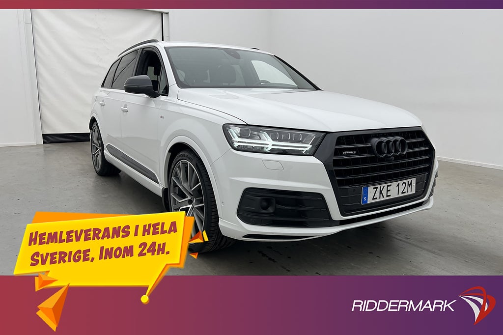 Audi Q7 45 TDI Quattro S-Line Värmare Cockpit 360° HuD 4-Zon