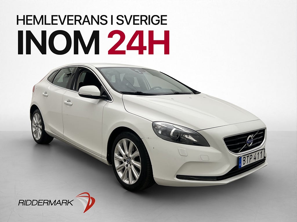 Volvo V40 T3 150hk Momentum P-Värmare Farthållare Halvskinn
