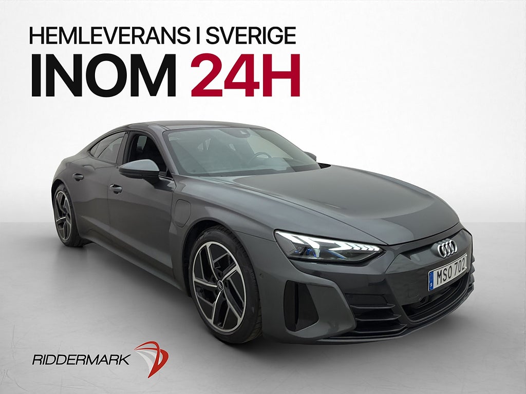 Audi E-Tron GT quattro 476hk Pano 360° HUD CarPlay Navi
