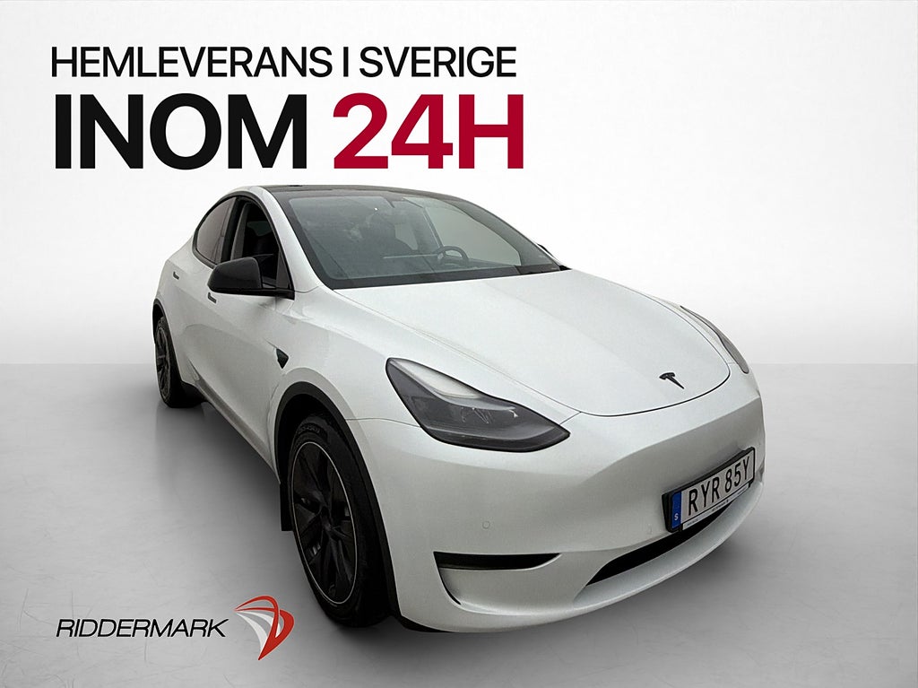 Tesla Model Y Long Range AWD Drag Värmepump Rattvärme AP