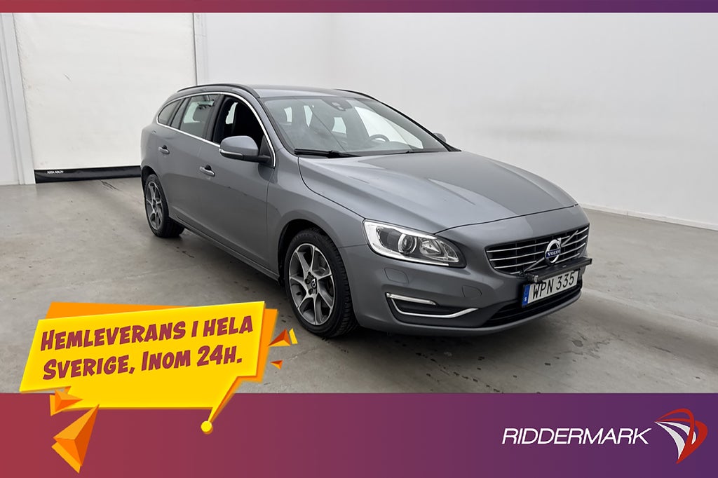 Volvo V60 D4 190hk Momentum VOC Värmare Rattvärme Sensorer