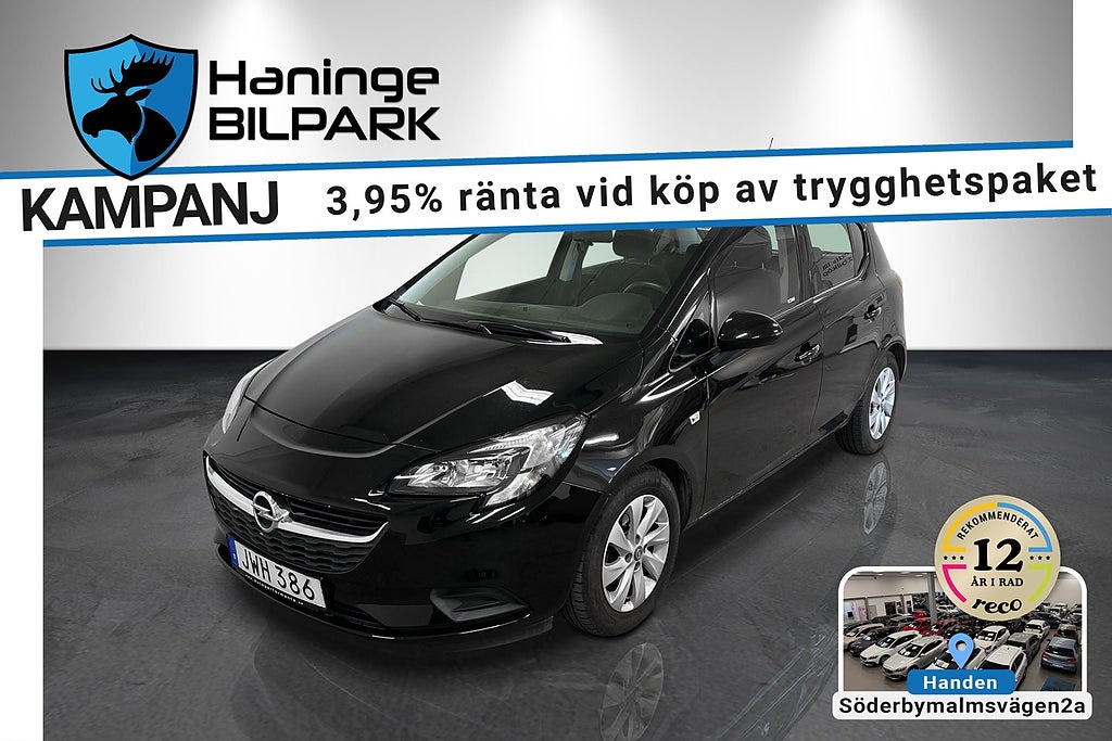 Opel Corsa 5-dörrar 1.4 Enjoy/SUPERDEAL 3,95/LÅGMILAD/PDC/BT