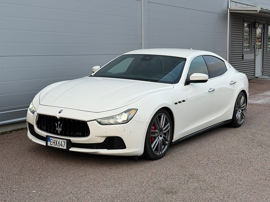 Maserati Ghibli 275hk Bianco kamera H/K Navi Läder FaceLift SE SPEC!