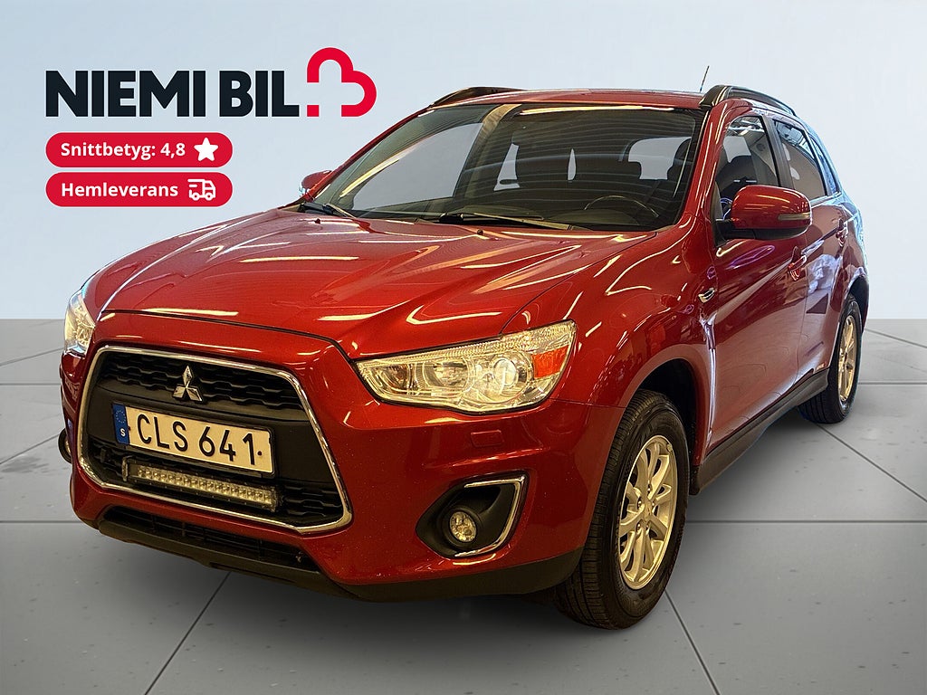 Mitsubishi ASX 2.2 Di-D 4WD SoV-däck/Drag/MoK-värm/Extra-ljus/P-sens