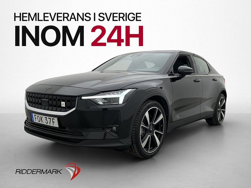 Polestar 2 Long Range 408hk AWD Pilot Plus Pano H/K Värm