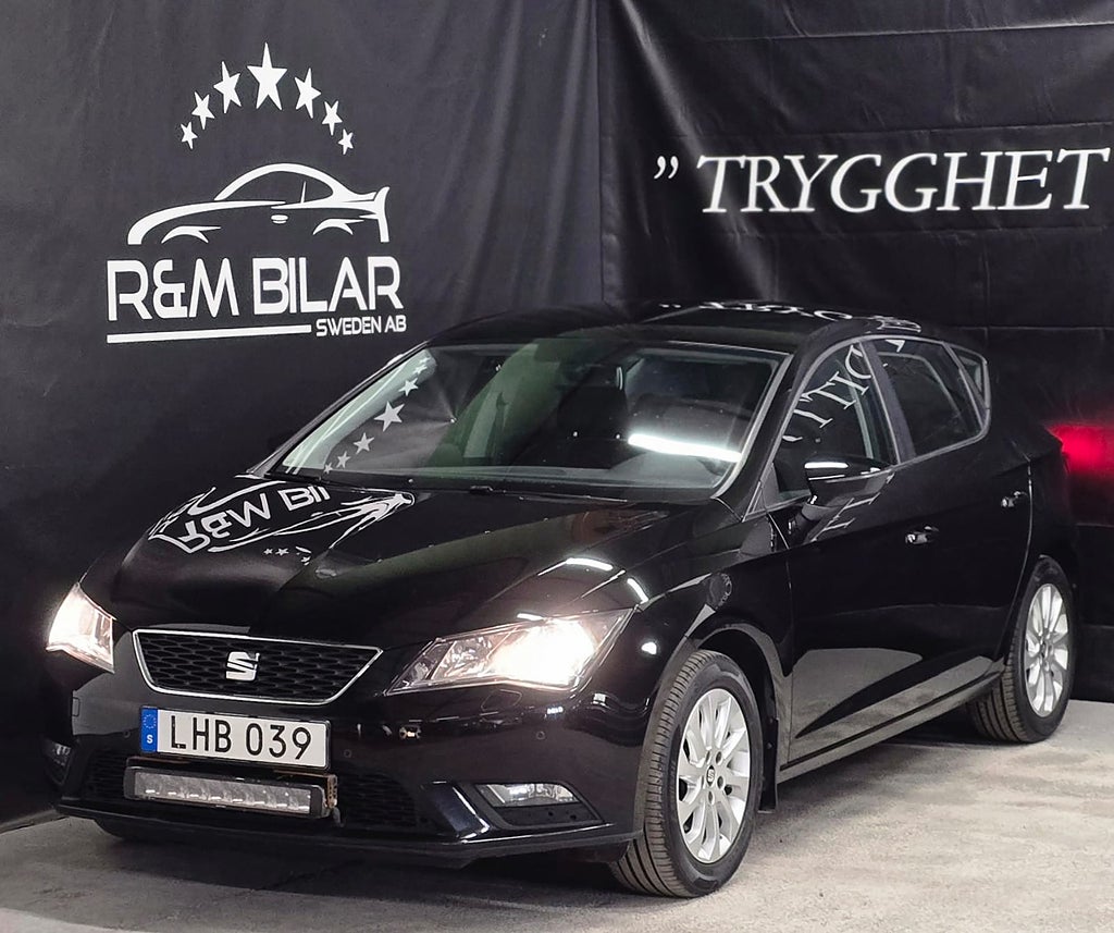 Seat Leon Få-ägare, P-sens, Snål, Blå-tand, Ny Kamrem/Serv/Bes!!!