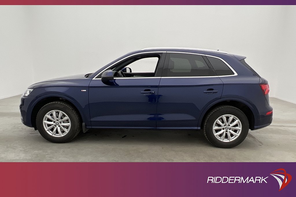 Audi Q5 2.0 TDI 190hk Quattro S-Line Drag Halvskinn 0,55l/mi