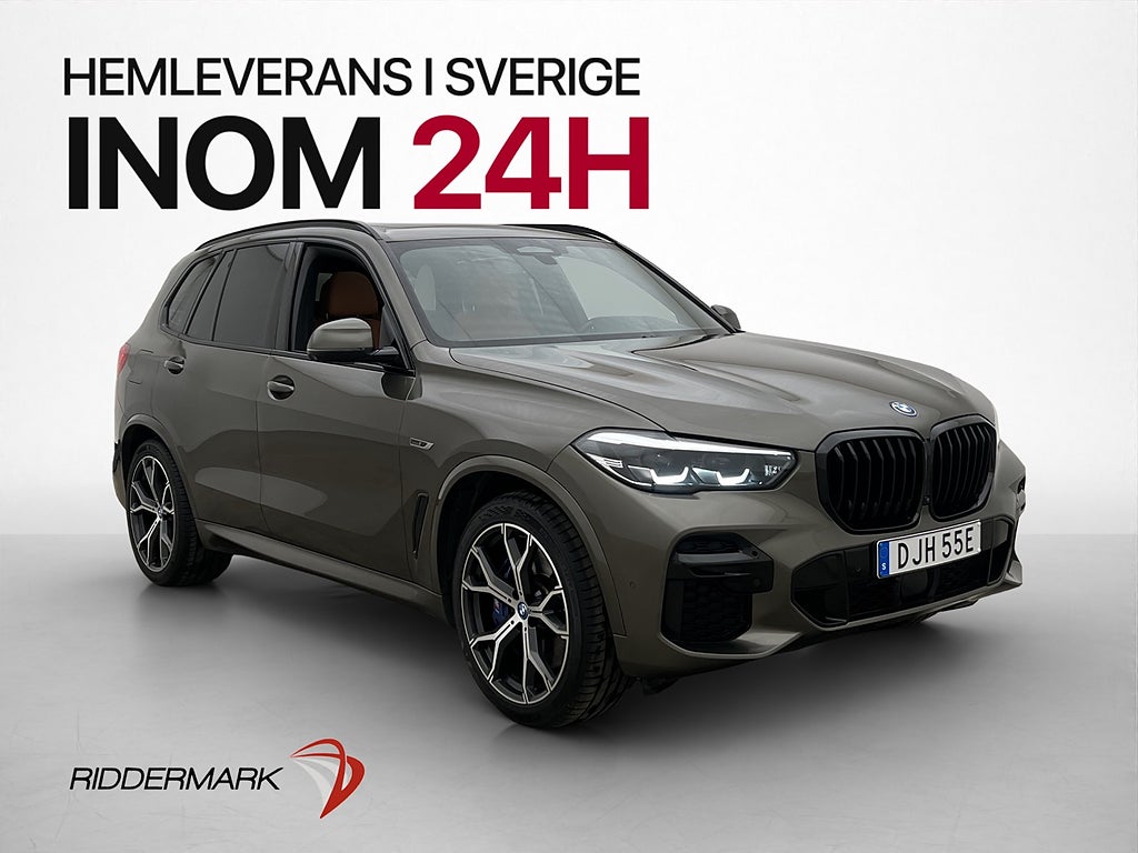 BMW X5 xDrive45e M Sport Luft Drag Pano 360° HUD Skinn
