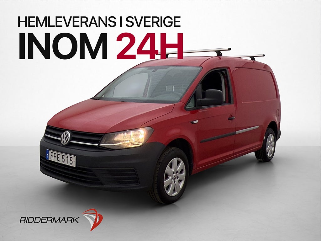 Volkswagen Caddy Maxi 2.0TDI Värmare Drag PDC Takräcke Moms