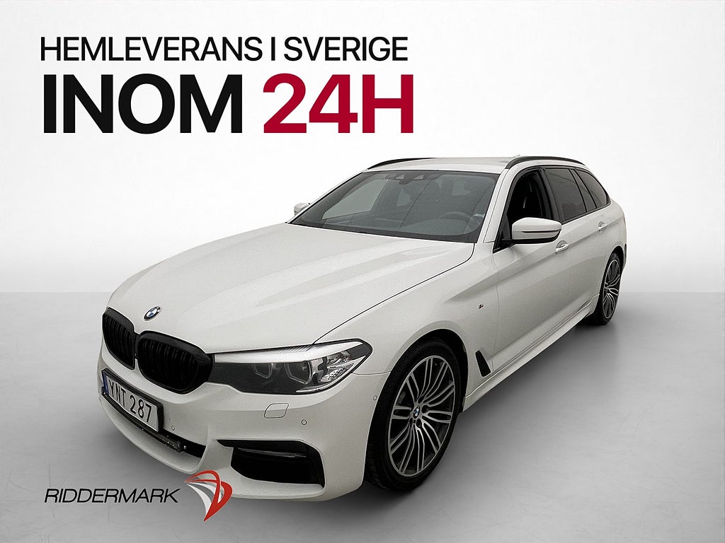 BMW 520d 190hk xDrive M Sport Värmare 360° Skinn Navi Drag