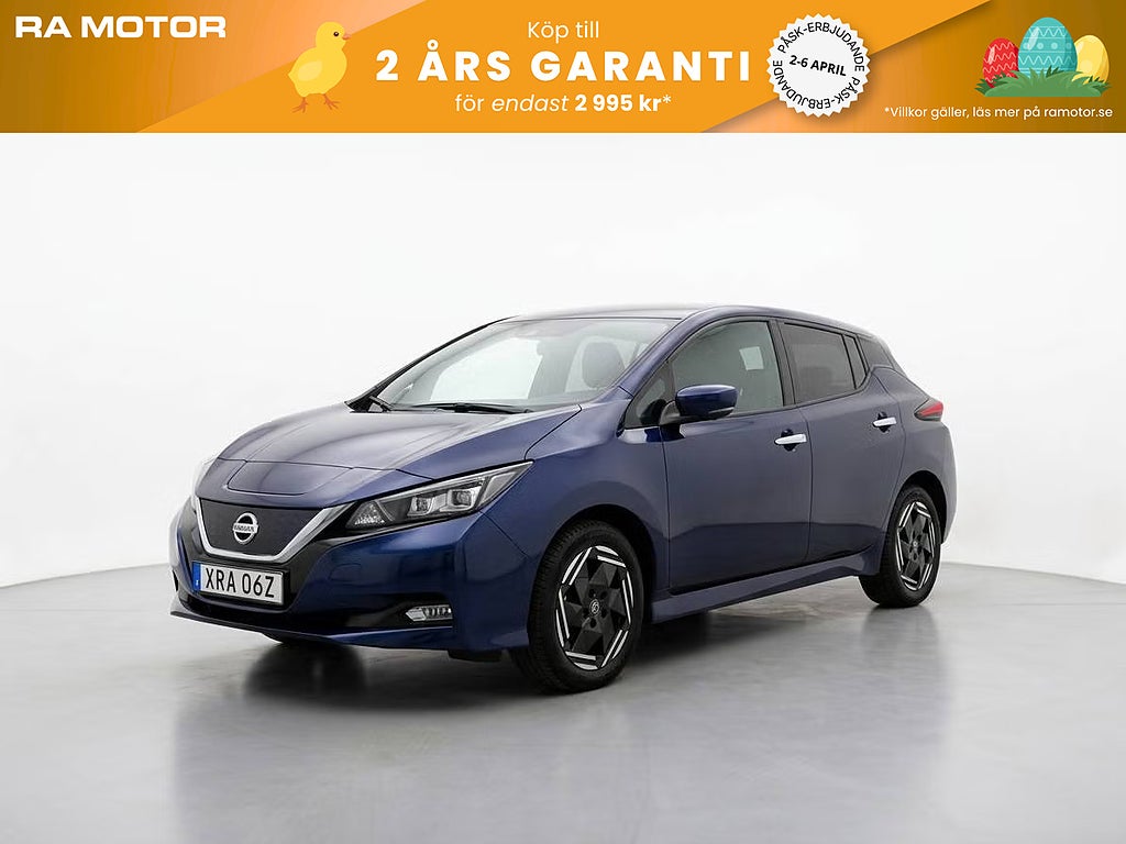 Nissan Leaf 40 kWh 150hk Acenta | Backkamera | Rattvärme | 2023