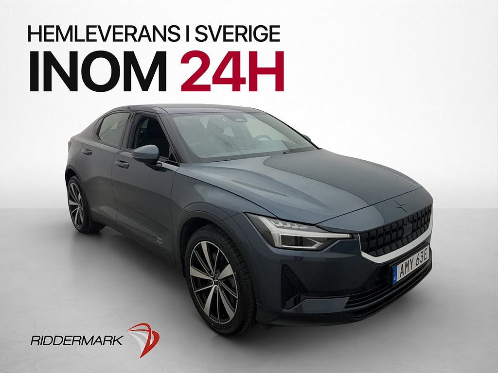 Polestar 2 Standard Range Single Motor Värmepump Backkamera