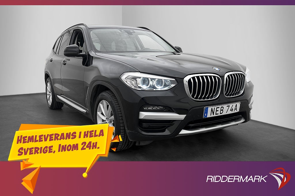 BMW X3 xDrive30e 292hk Dragkrok Navigator Sensorer