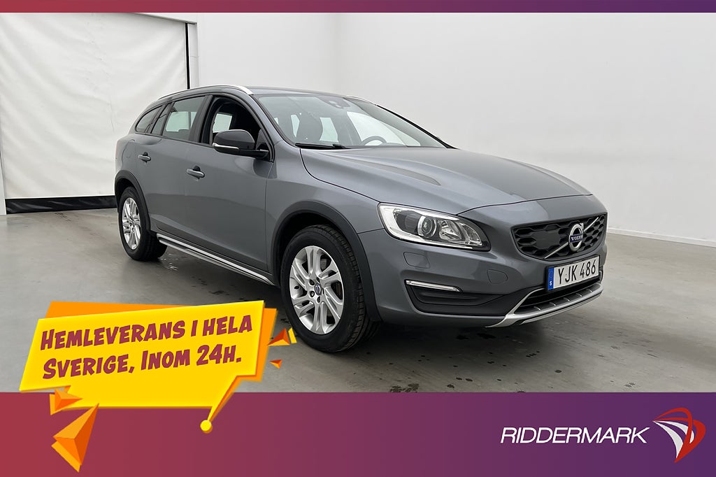 Volvo V60 Cross Country D4 190hk VOC Värmare VÄLSERVAD